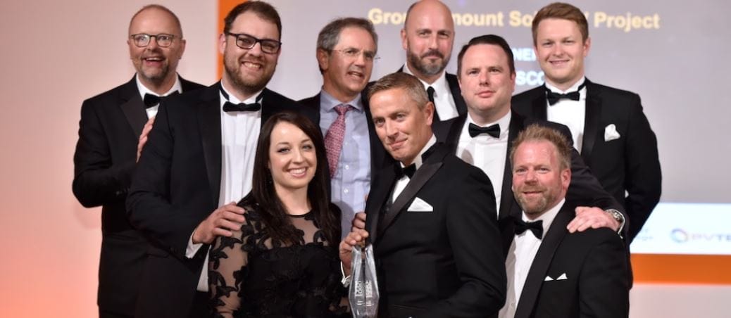 Anesco wins industry award for subsidy-free solar model